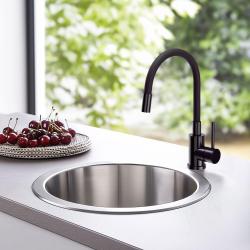 Φράνκε Rondo ROX 210.38 στρογγυλός ανοξείδωτος νεροχύτης 43,9cm επίπεδη εγκατάσταση 127.0688.778