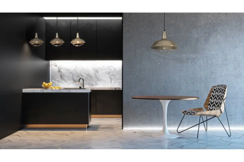 Διακοσμητικό Solen φωτιστικό οροφής βιομηχανικού στυλ με χρυσό πλέγμα, διάμετρος 36,5 cm 3703