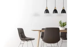 Διακόσμηση Κεράλα μαύρο κομψό κρεμαστό φωτιστικό 3239