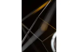 Decor Rosa μαύρο γεωμετρικό κρεμαστό φωτιστικό αποτελούμενο από 2 μαύρους κύβους 3437