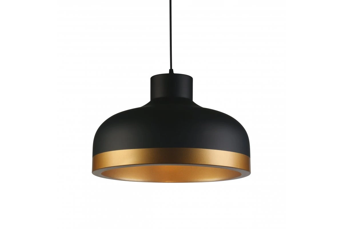 Decor Goldi μαύρο χρυσό μοντέρνο κρεμαστό φωτιστικό διάμετρος 42 εκ 4113