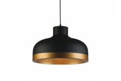 Decor Goldi μαύρο χρυσό μοντέρνο κρεμαστό φωτιστικό διάμετρος 42 εκ 4113