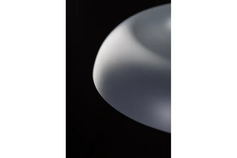 Διακόσμηση Skandi μοντέρνα γκρι κρεμαστό φωτιστικό 35 εκατοστών διάμετρος 7368