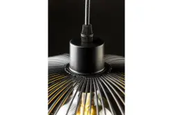 Η διακόσμηση Reto vintage μαύρο κρεμαστό φωτιστικό με διάμετρο 40 cm 4137