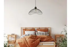 Διακόσμηση Reto vintage μαύρο καλώδιο κρεμαστό φωτιστικό 50 εκατοστά διάμετρος 4151