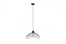 Διακόσμηση Reto vintage μαύρο καλώδιο κρεμαστό φωτιστικό 50 εκατοστά διάμετρος 4151