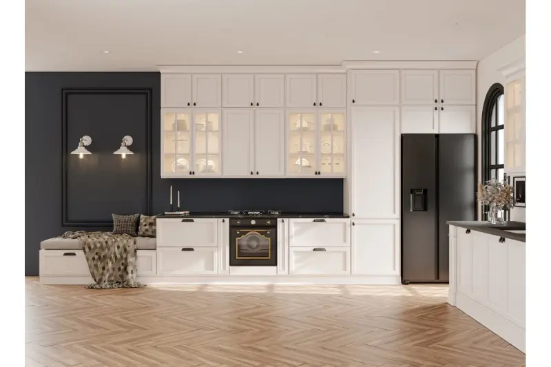 Διακοσμητικό Loret ρυθμιζόμενο λευκό φωτιστικό τοίχου, διάμετρος 20 cm, 7871