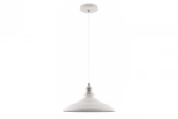 Deco Loret διαχρονικό λευκό κρεμαστό φωτιστικό με διάμετρο 34,8 cm 9844