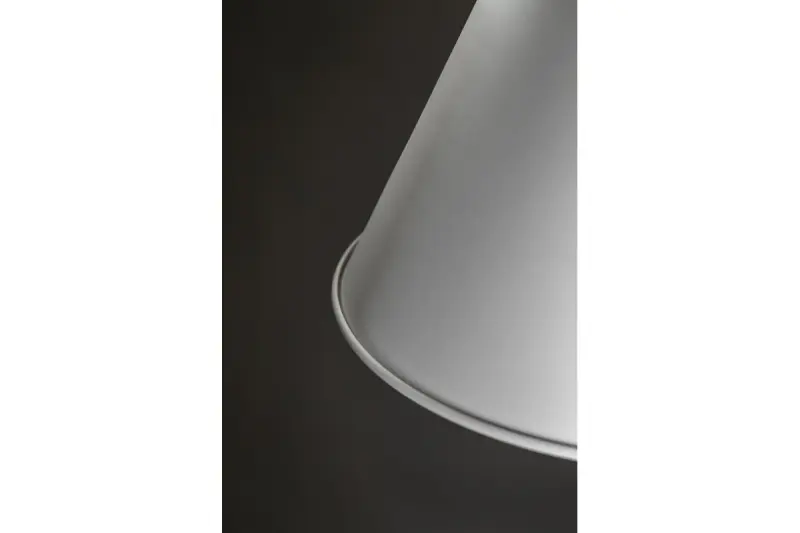 Decor Gianni κομψό λευκό κρεμαστό φωτιστικό 22 εκατοστών διάμετρος 8075