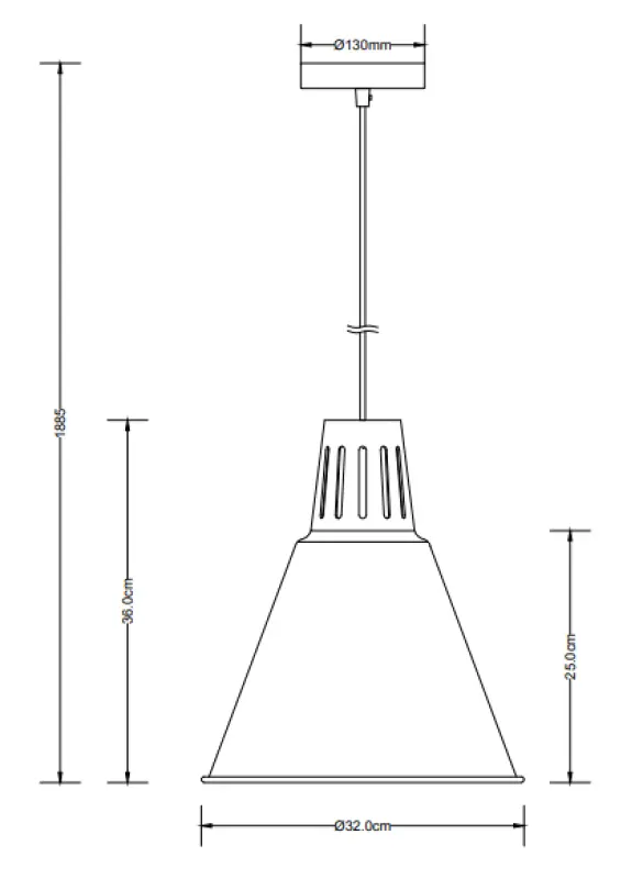 Διακόσμηση Gianni κομψό εντελώς λευκό κρεμαστό φωτιστικό με διάμετρο 32 cm 8112