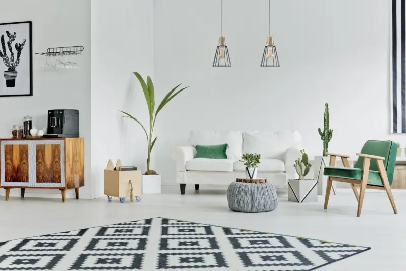 Διακοσμητικό Καλλιόπη μοντέρνο πράσινο κρεμαστό φωτιστικό 18 εκ. διάμετρος 8044