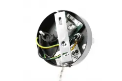 Decor Etore μαύρο φωτιστικό τοίχου με μεταλλικό βραχίονα διαμέτρου 11 cm 1860