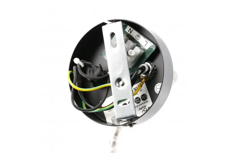 Decor Etore μαύρο φωτιστικό τοίχου με μεταλλικό βραχίονα διαμέτρου 11 cm 1860