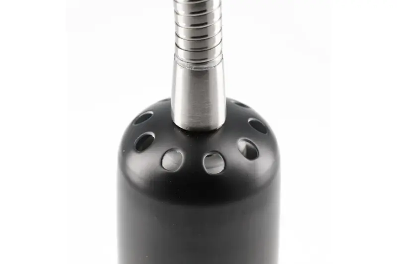 Decor Etore μαύρο φωτιστικό τοίχου με μεταλλικό βραχίονα διαμέτρου 11 cm 1860