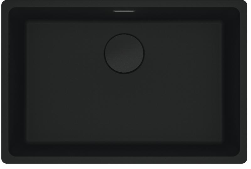 Franke Maris MRG 110-62 Fragranite μαύρη έκδοση ματ μαύρης νεροχύτης επίπεδης επιφάνειας