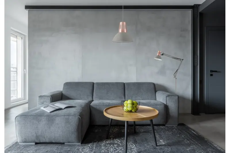 Διακόσμηση Artemia γκρι επιδαπέδια λάμπα με μακρύ μεταλλικό βραχίονα, διάμετρο 16,5 cm 2300.