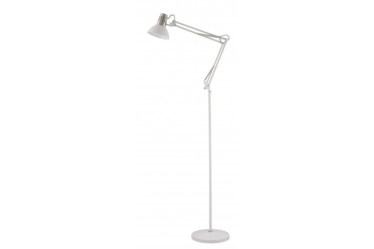 Decor Artemia λευκό δάπεδο φωτιστικό μεγάλο μεταλλικό χέρι διάμετρος 16,5 εκ 2409