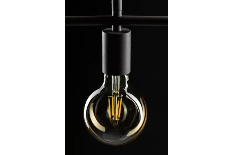 Διακόσμηση Lija γκρι μονόφωτη τετράγωνη κρεμαστή λάμπα 2836