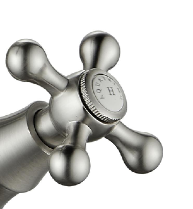 AquaTrimo Windsor κλασική κουζίνα νοσταλγική βρύση κουζίνας με στρογγυλή ροή ανοξείδωτο ατσάλι 21WS7652NM