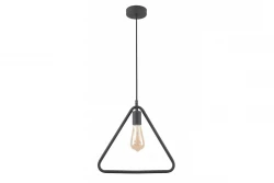 Decor Gija μαύρο μονόφωτο τριγωνικό κρεμαστό φωτιστικό 2621