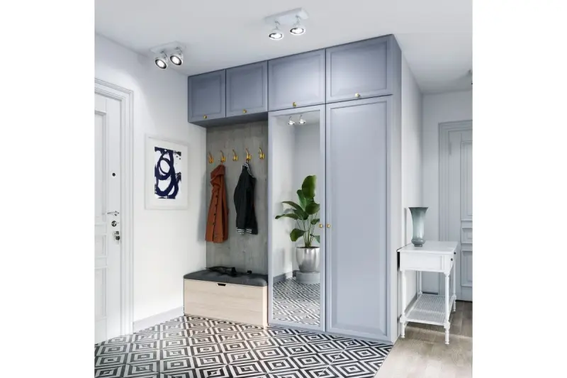 Dekor Wally πλαφονιέρα ή απλίκα λευκή με κινούμενη κεφαλή 2 πηγές φωτός 4373