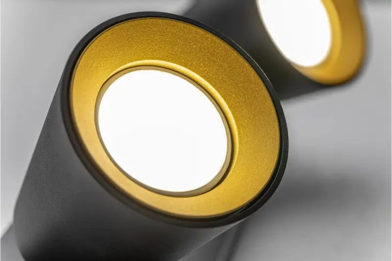 Διακοσμητική Elli, μοντέρνο μαύρο φωτιστικό οροφής με 3 πηγές φωτός 4588