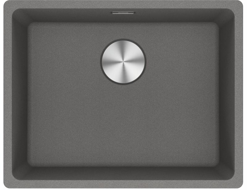 Φράνκε Maris MRG 210-52 Νεροχύτης από Fragranite σε χρώμα γκρι πέτρας, εγκατάσταση σε vlak.