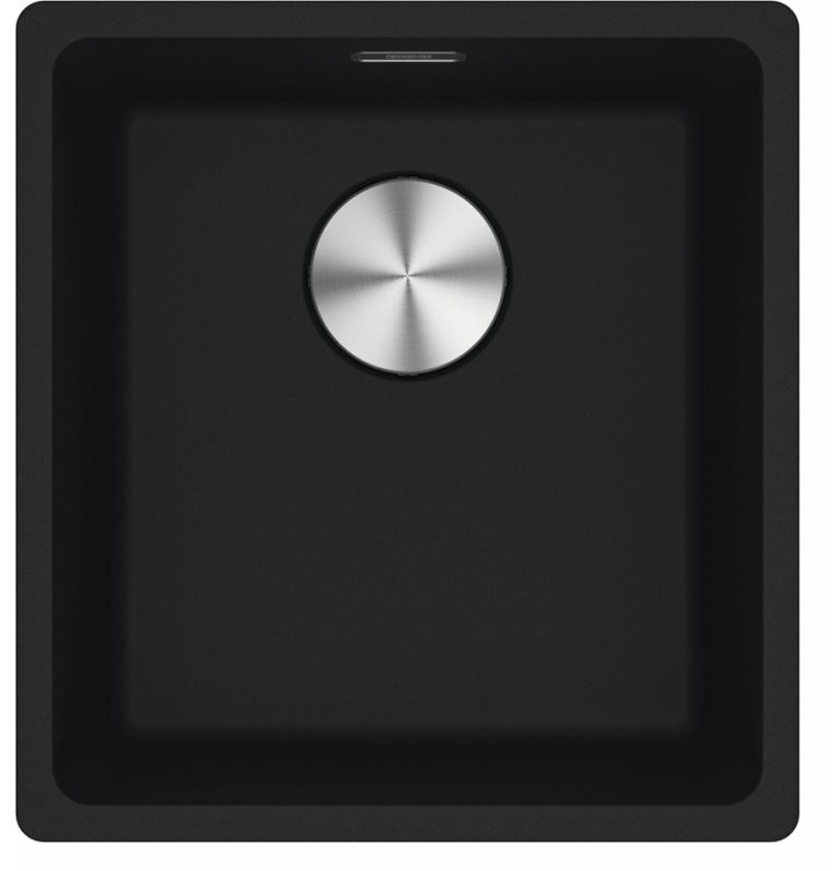 Franke Maris MRG 110-37 Fragranite ματ μαύρος νεροχύτης υποκατασκευής
