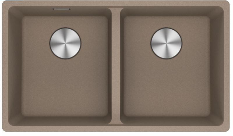 Franke Maris MRG 220-35-35 Fragranite Oyster διπλός νεροχύτης επίπεδης εγκατάστασης