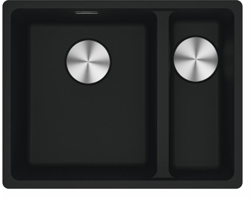 Νεροχύτης Franke Maris MRG 260-34-15 Fragranite Onyx με αριστερή γούρνα επίπεδης εγκατάστασης