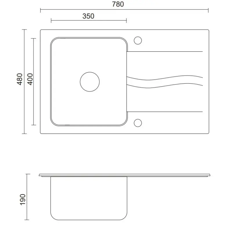 Quadri Fusion εντοιχιζόμενος ανοξείδωτος νεροχύτης με λευκή γρανίτη επιφάνεια αποστράγγισης 78x48 αναστρέψιμη 1208957868