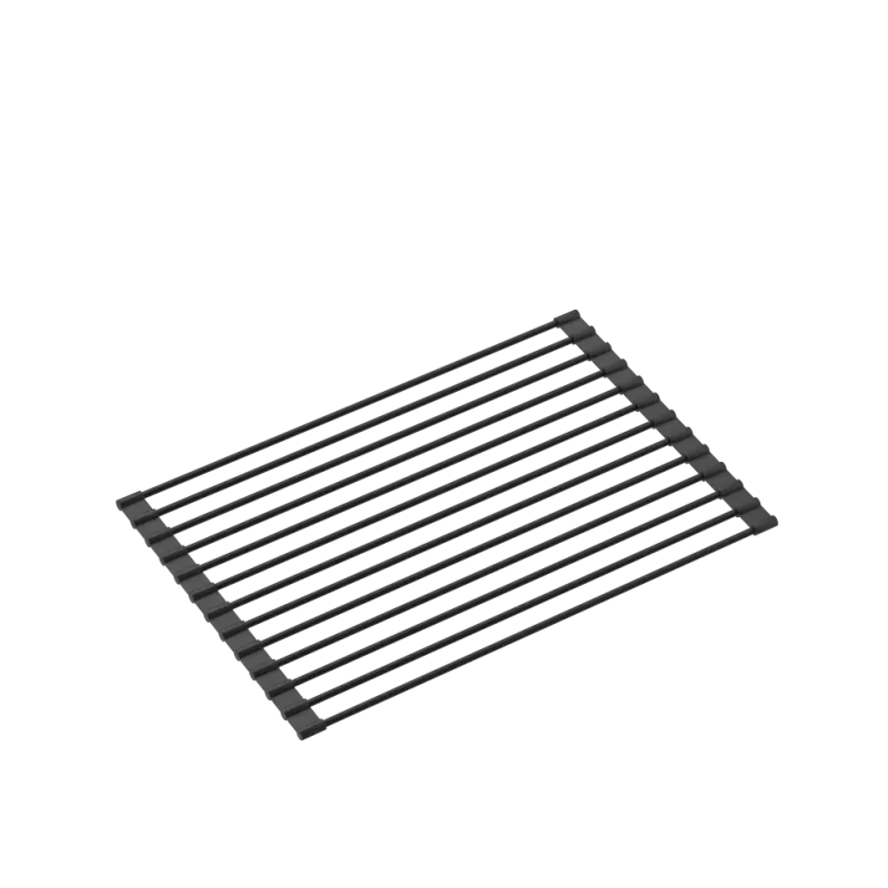 Quadri Kendal μαύρος γρανιτένιος νεροχύτης 60x44 με αποστραγγιστική επιφάνεια, βρύση και διανομέα υγρού 1208957889