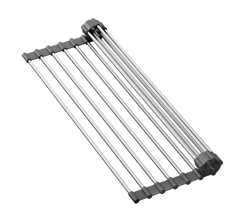 Quadri Durham λευκός γρανίτης επιφάνειας νεροχύτης 595x500 με διανομέα σαπουνιού, κόφτη, ρολό ματ, δεξαμενή ενσωμάτωσης και ρολό ματ 1208957903