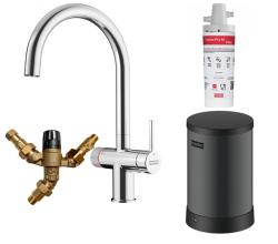 Franke Maris νερό hub 4L βραστήρας 3-1 με Twist μηχανική βραστήρα νερού χρωμίου με bypass νερού hub 1208957941