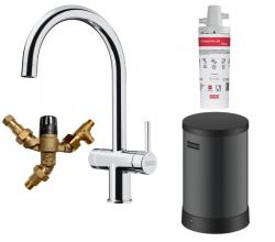 Φράνκε Maris water hub 4L λέβητας 3-1 με ηλεκτρονική βρύση βραστού νερού Touch σε χρώμιο με παράκαμψη waterhub 1208957947