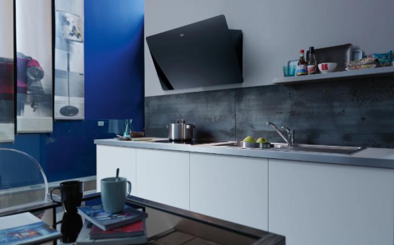 Φράνκε Smart κάθετος μαύρος γυάλινος απορροφητήρας 90cm 110.0377.734