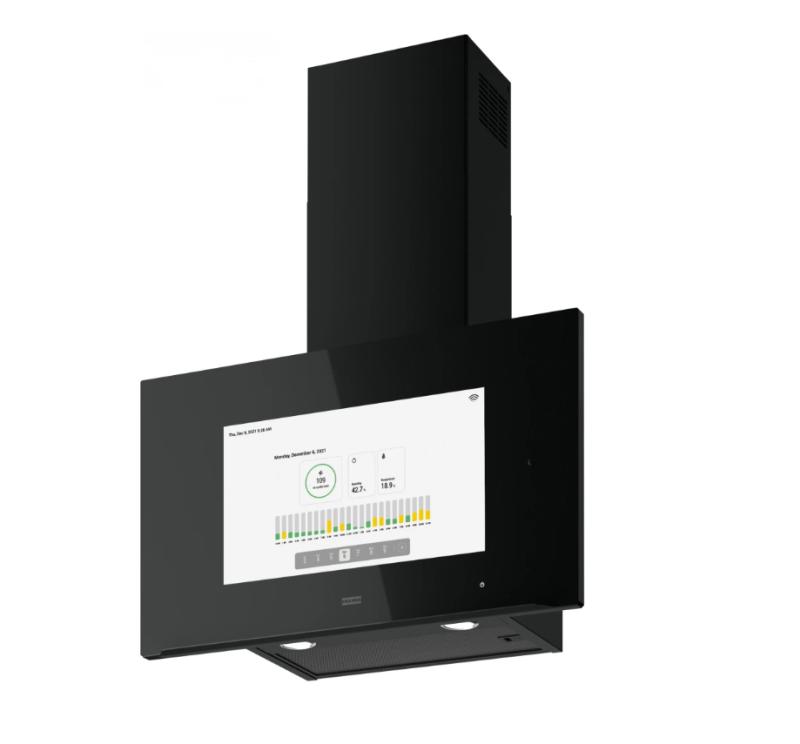 Φράνκε AQ Sense επιτοίχιο μοντέλο μαύρου απορροφητήρα 80εκ 330.0657.269