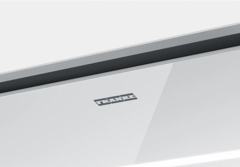 Φράνκε Μύθος Air Hub D μονάδα οροφής λευκός γυάλινος απορροφητήρας 120εκ 350.0679.885