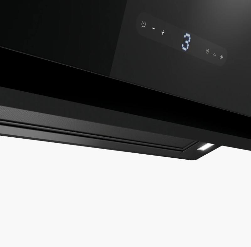 Φράνκε Maris 2.0 Pro κάθετος μαύρος γυάλινος απορροφητήρας 80εκ 330.0682.358