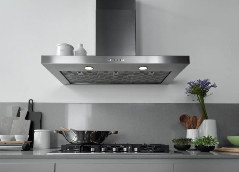 Φρανκ Μύθος Tale επιτοίχιος απορροφητήρας από ανοξείδωτο ατσάλι 90cm 325.0597.294