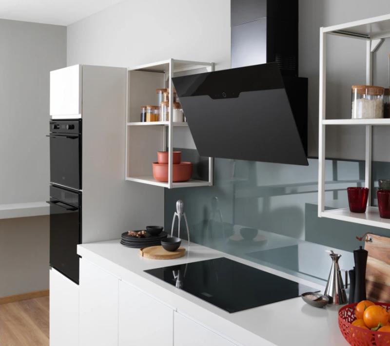 Φράνκε Μάρις Drip Free επιτοίχιο μοντέλο, μαύρο ματ απορροφητήρας 90εκ 330.0657.418