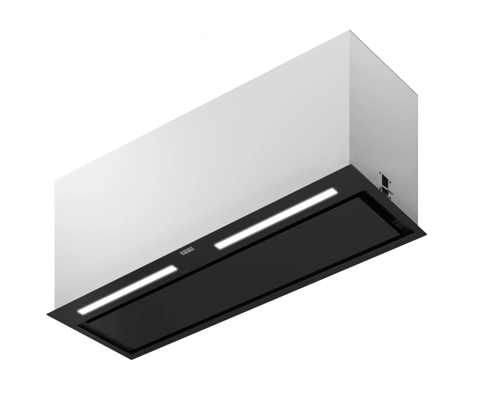 Φράνκε Μύθος Box Flush Premium εντοιχισμένος μαύρος ματ απορροφητήρας 86cm 305.0665.393