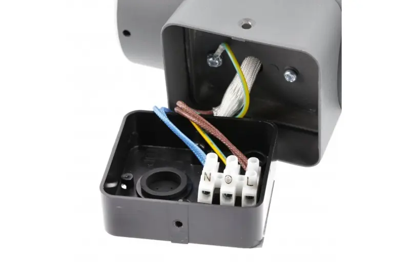 Lighting Corta φωτισμός κήπου απλίκα ανθρακί για 2 φωτιστικά σώματα 1289002