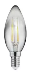 Διακοσμητικός φωτισμός Lumiere οβάλ led λάμπα E14 Filament ζεστό λευκό 2700K Καπνισμένο γυαλί 35mm