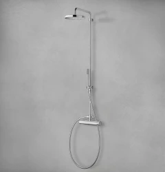 Σύνολο ντους Waterevolution Flow με ντους βροχής σε χρώμιο T14101