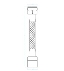 Aκουαδίζαιν 2-λειτουργική επεκτεινόμενη περλατέρ με εύκαμπτη έξοδο 13cm χρώμιο M22 και M24 1208958229