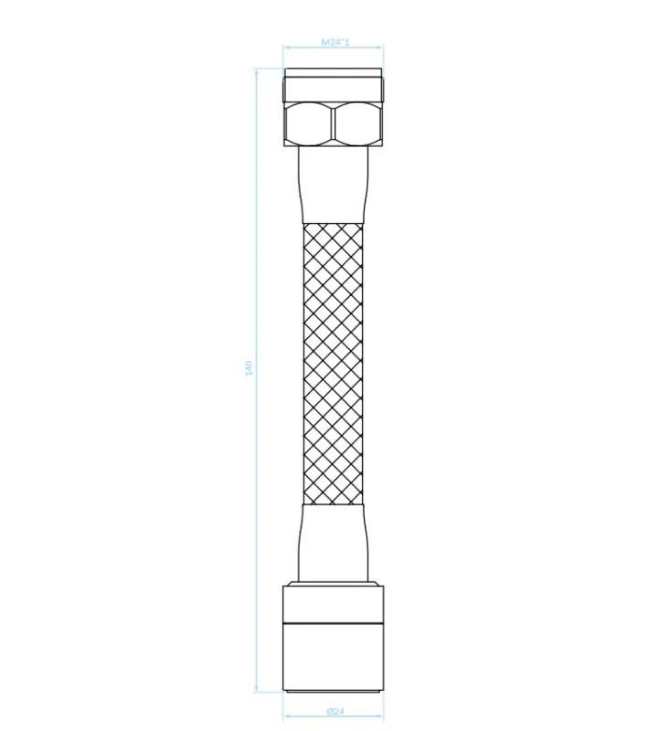 Aκουαδίζαιν 2-λειτουργική επεκτεινόμενη περλατέρ με εύκαμπτη έξοδο 13cm χρώμιο M22 και M24 1208958229
