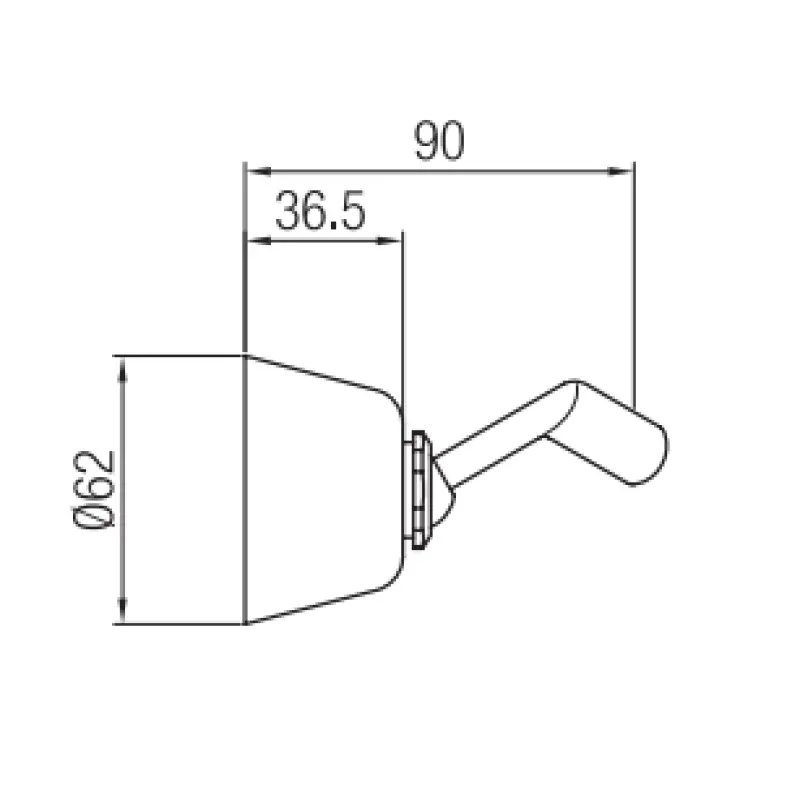 PB Unix περιστρεφόμενη βάση χειροκίνητου ντους μπρονζέ 1208958353