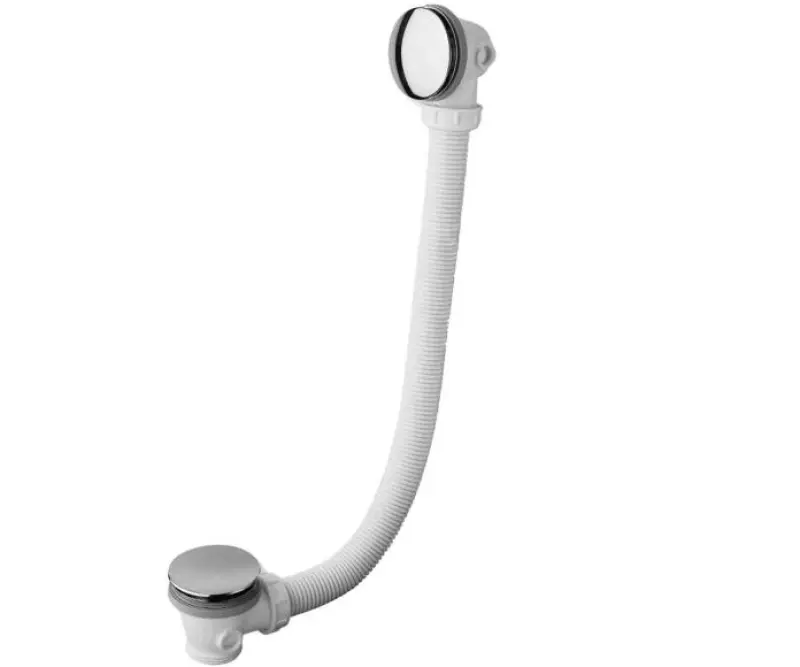 Waterevolution υπερχείλιση μπανιέρας με push to open  PVD Light Gold 1208958402