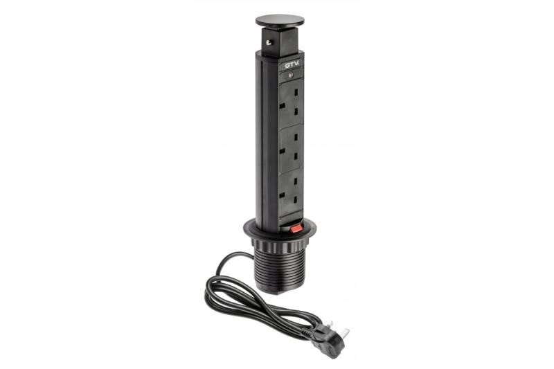 Καλώδιο επέκτασης για επιτραπέζιο υπολογιστή 60 mm, 3x πρίζα ΗΒ (μαύρο) ΑΓΓΛΙΚΗ ΕΚΔΟΣΗ 1208958626